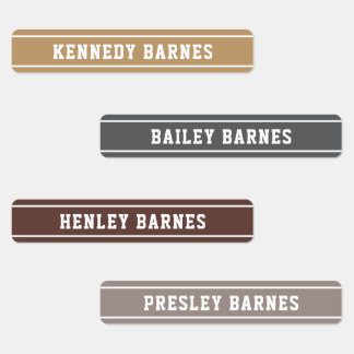 Etiquetas Desejo Neutral De Volta Ao Nome Da Escola