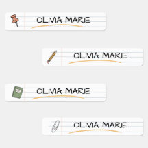 Desenhos Personalizados Fofos para Volta às Aulas
