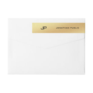 Etiquetas Design bonito elegante moderno Dourado glamoroso