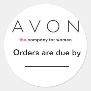 Etiquetas devidas da ordem de Avon