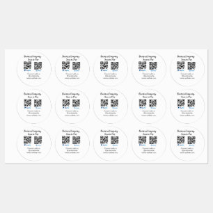 Etiquetas Digitalize para pagar código q r paypal venmo adic
