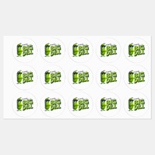 Etiquetas Dill Pickles Lovers Gift - Designs Engraçados de C