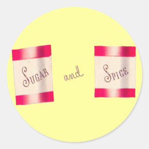 Etiquetas do açúcar e da especiaria