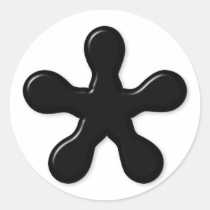 etiquetas do asterisco 3d