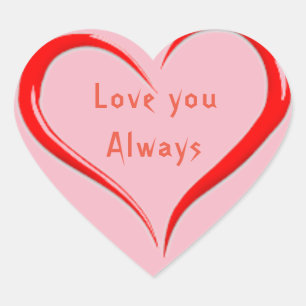 Etiquetas do coração, lustrosas