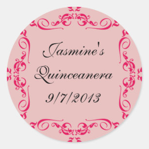 Etiquetas do costume de Quinceanera