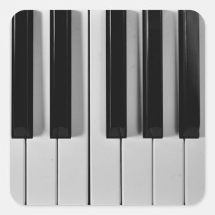 Etiquetas do costume do teclado de piano