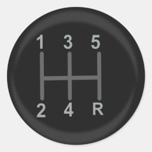 Etiquetas do deslocamento de engrenagem