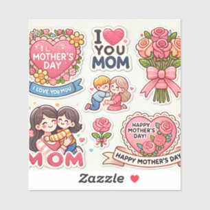 Etiquetas do dia da mãe