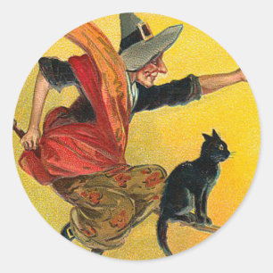 Etiquetas do Dia das Bruxas do vintage - doçura o
