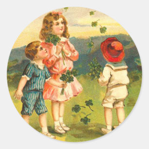 Etiquetas do dia de St Patrick do Victorian