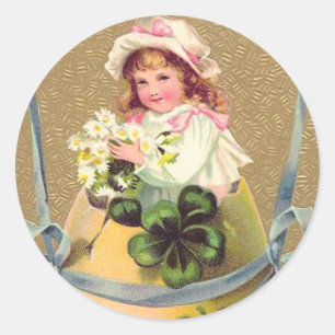 Etiquetas do dia de St Patrick do vintage