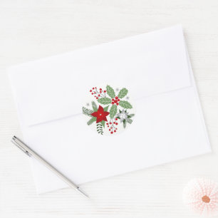 Etiquetas do envelope do encanto do feriado