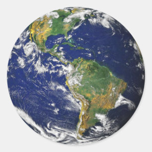 Etiquetas do espaço da terra do planeta