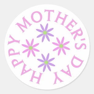 Etiquetas do feliz dia das mães