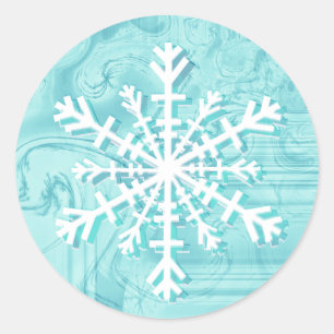 Etiquetas do floco de neve