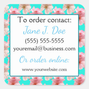 Etiquetas do folheto das vendas de Avon, floral