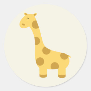 Etiquetas do girafa do bebê