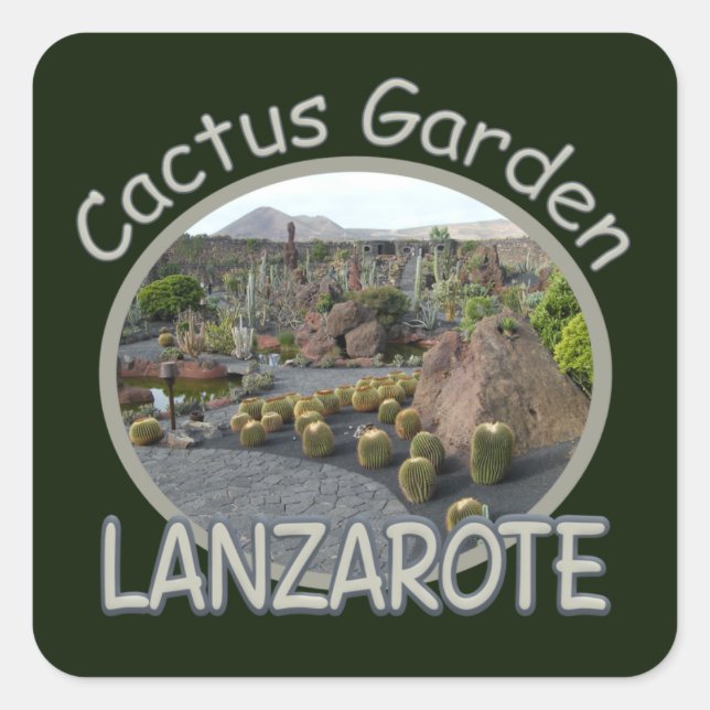 Etiquetas do Jardim Cactus (Frente)