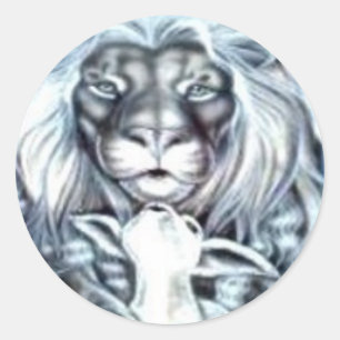 Etiquetas do leão e do cordeiro