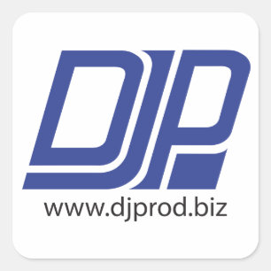 Etiquetas do logotipo de DJP (quadrado)