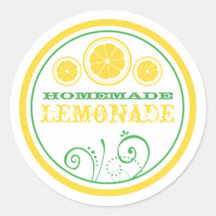 Etiquetas do logotipo do suporte de limonada