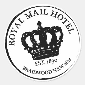 Etiquetas do logotipo real