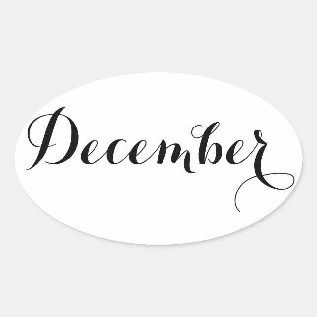 Etiquetas do mês: Dezembro (Frente)