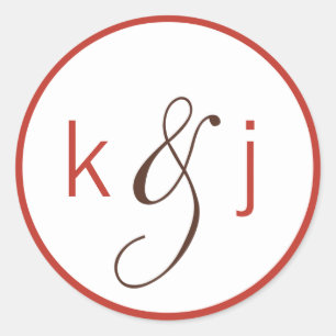 Etiquetas do monograma de Apple