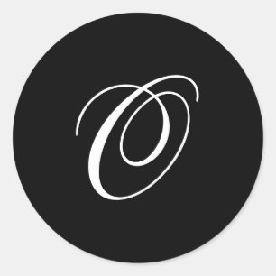 Etiquetas do monograma de O