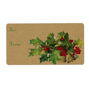 Etiquetas do Natal do Victorian