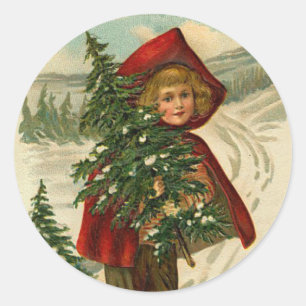 Etiquetas do Natal do Victorian para seus cartões
