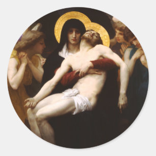 Etiquetas do Pieta de Bouguereau