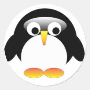 Etiquetas do pinguim