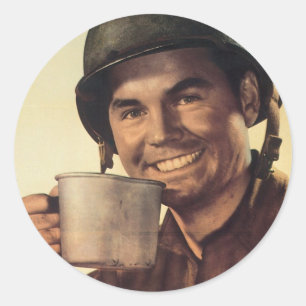 Etiquetas do poster da guerra do vintage - poster