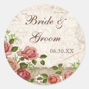 Etiquetas do presente do favor ou selos, vintage