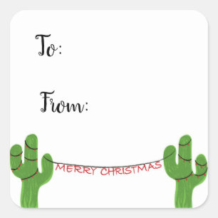 Etiquetas do presente do Natal de Texas