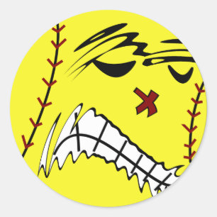 Etiquetas do softball de Fastpitch