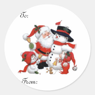 Etiquetas do Tag do presente do Natal