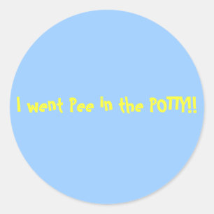 Etiquetas do treinamento do Potty