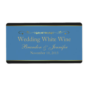 Etiquetas do vinho do casamento feito sob