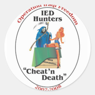 Etiquetas dos caçadores de IED