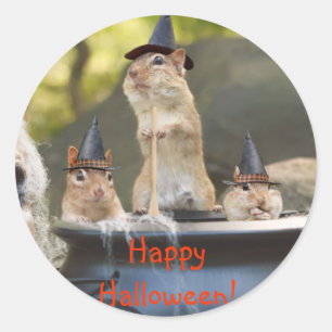 Etiquetas dos Chipmunks de Witchy