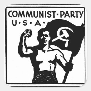 Etiquetas dos EUA do partido comunista