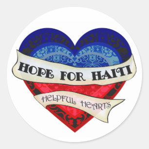 Etiquetas dos namorados do alivio de Haiti