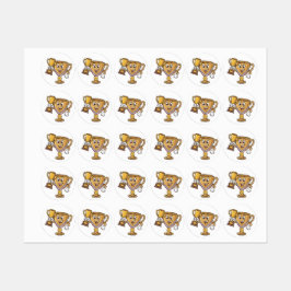 Etiquetas Dourado campeão de troféus 🏆 ✨