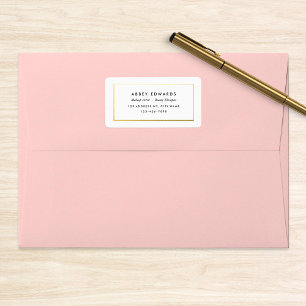 Etiquetas Dourados modernas simples da etiqueta do