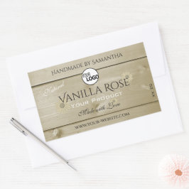 Etiquetas e logotipo para embalagem de produtos de