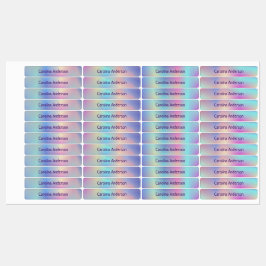 Etiquetas efeito holográfico