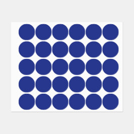Etiquetas Elegância de Férias Azul Real